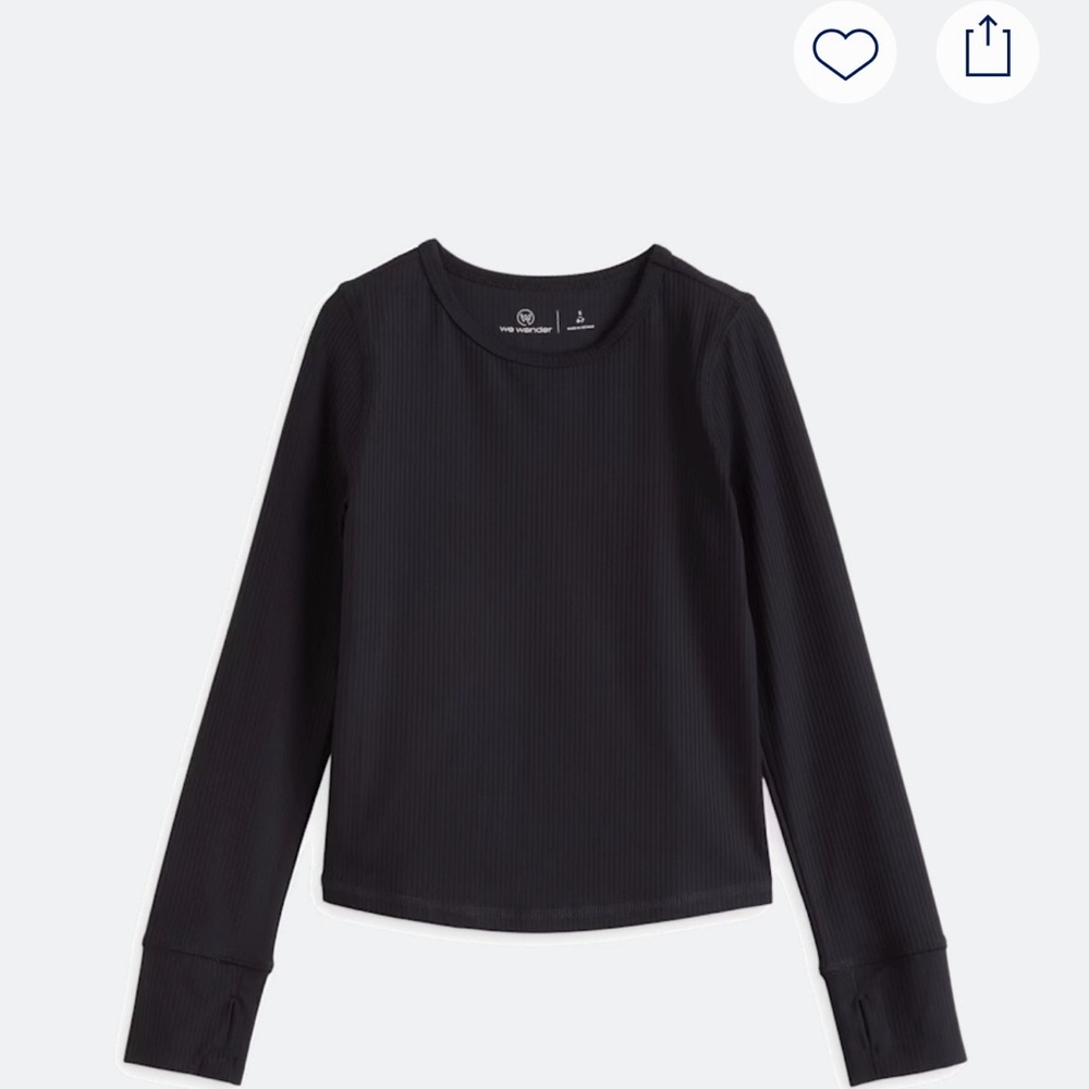 Stylish Black Long Sleeve Kids Tee